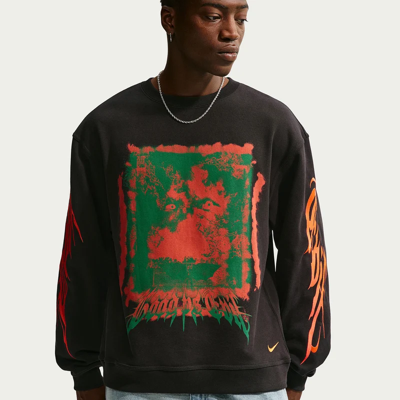 Nike Sportswear Graphic Fleece Crew Sweatshirt