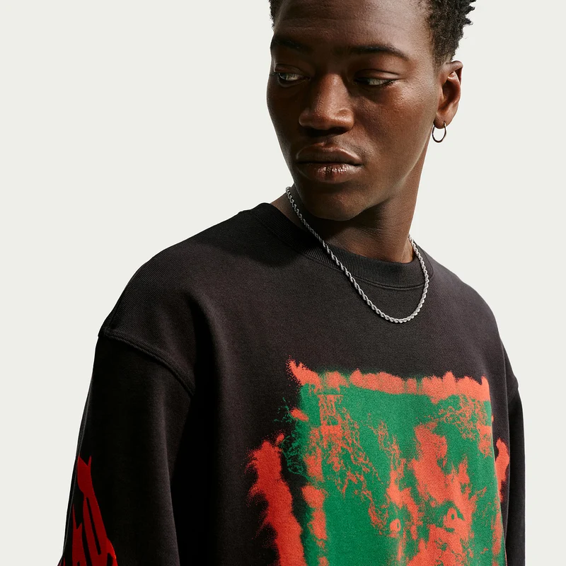 Nike Sportswear Graphic Fleece Crew Sweatshirt