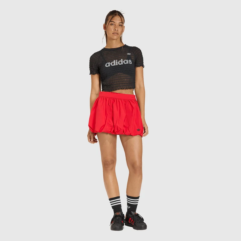adidas Originals Womens Smocked T-Shirt