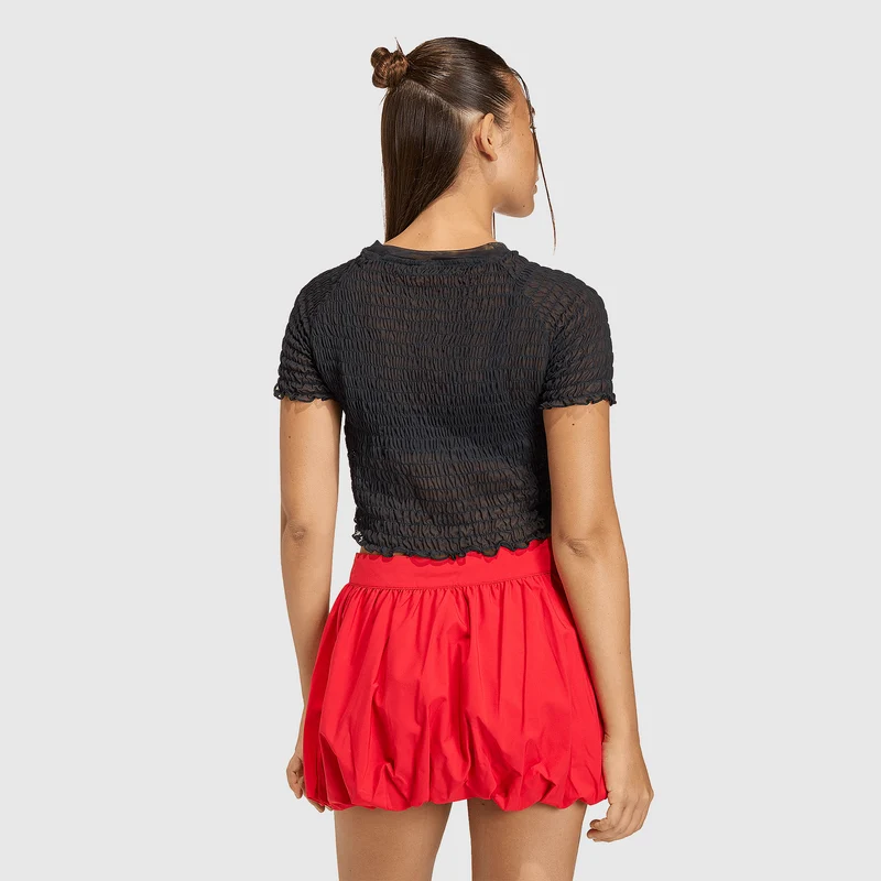 adidas Originals Womens Smocked T-Shirt