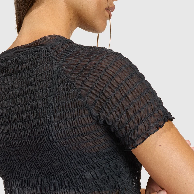 adidas Originals Womens Smocked T-Shirt