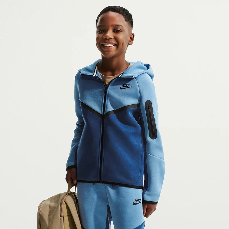 Nike Sportswear Older Kids Tech Fleece Full-Zip Hoodie (8-15Y)