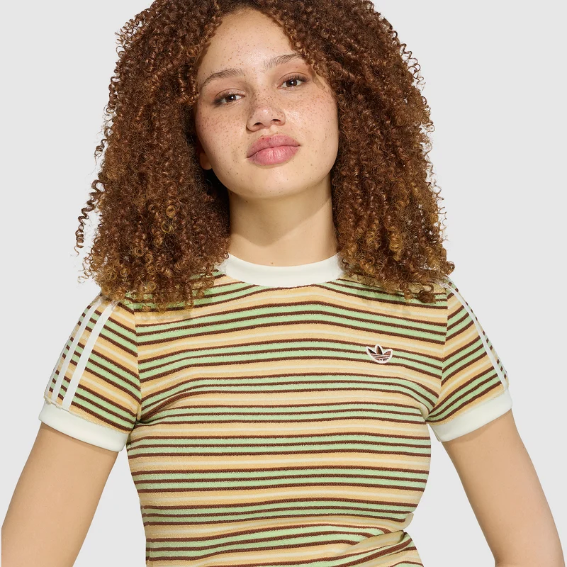 adidas Originals Womens Striped T-Shirt