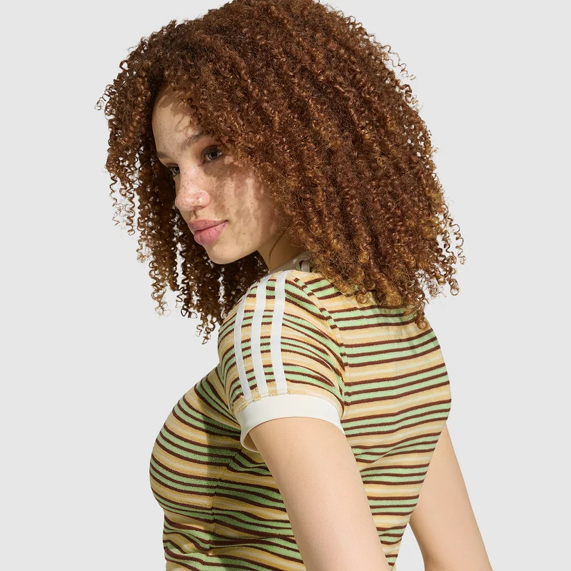 adidas Originals Womens Striped T-Shirt