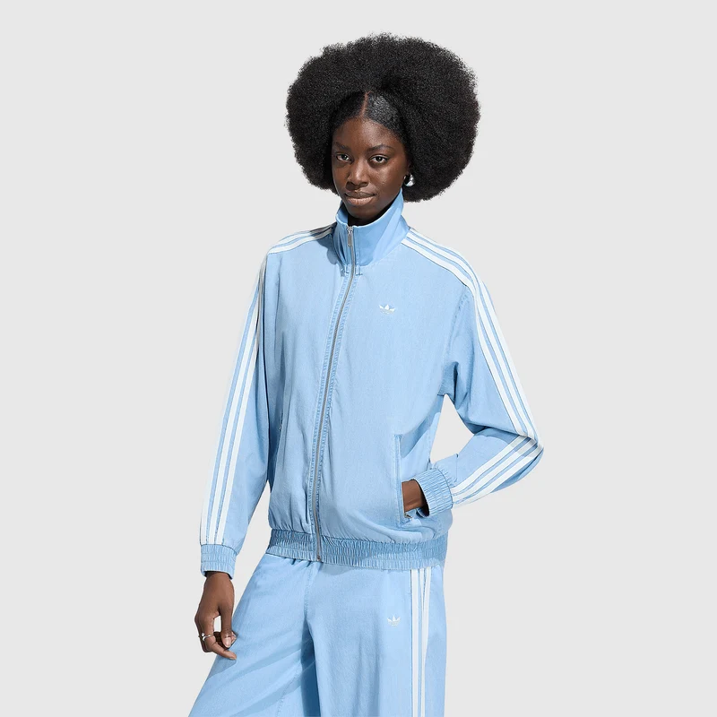 adidas Originals Womens Firebird Denim Track Top
