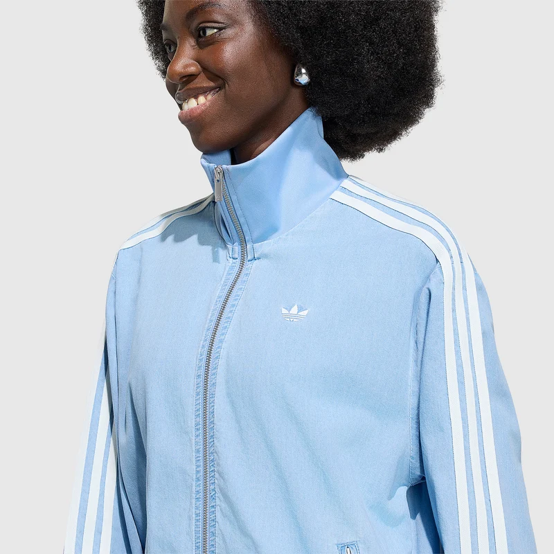adidas Originals Womens Firebird Denim Track Top