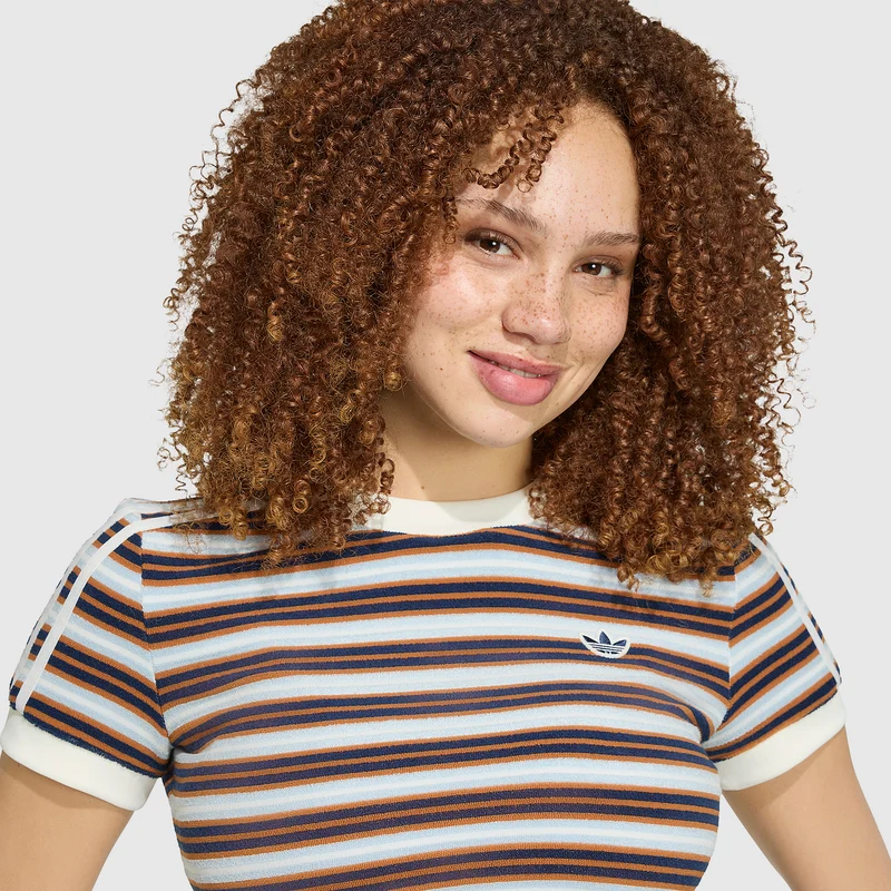 adidas Originals Womens Striped T-Shirt