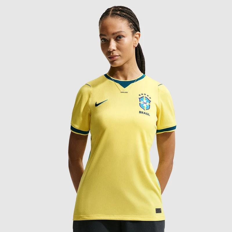 Maillot Domicile Nike Brésil 2026 Dri-FIT Stadium pour Femme