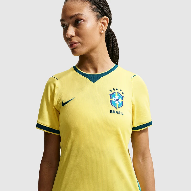 Maillot Domicile Nike Brésil 2026 Dri-FIT Stadium pour Femme