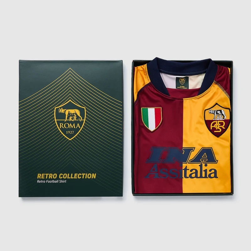 Maillot Copa Football AS Roma 2001-02 Retro