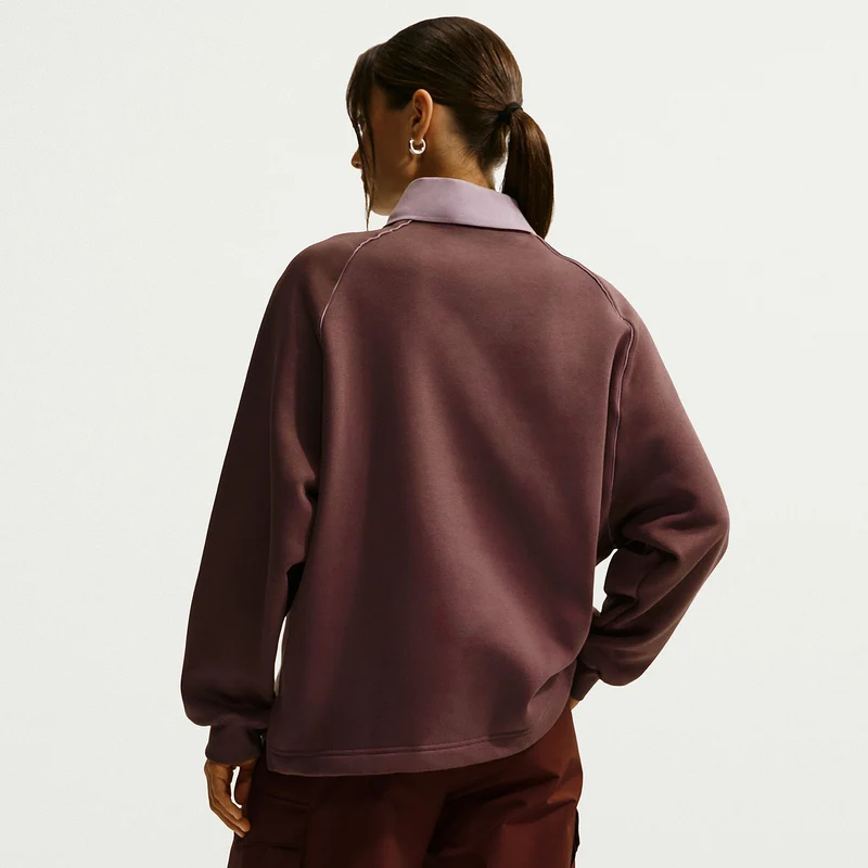 Nike Sportswear Womens Phoenix Fleece Polo Shirt