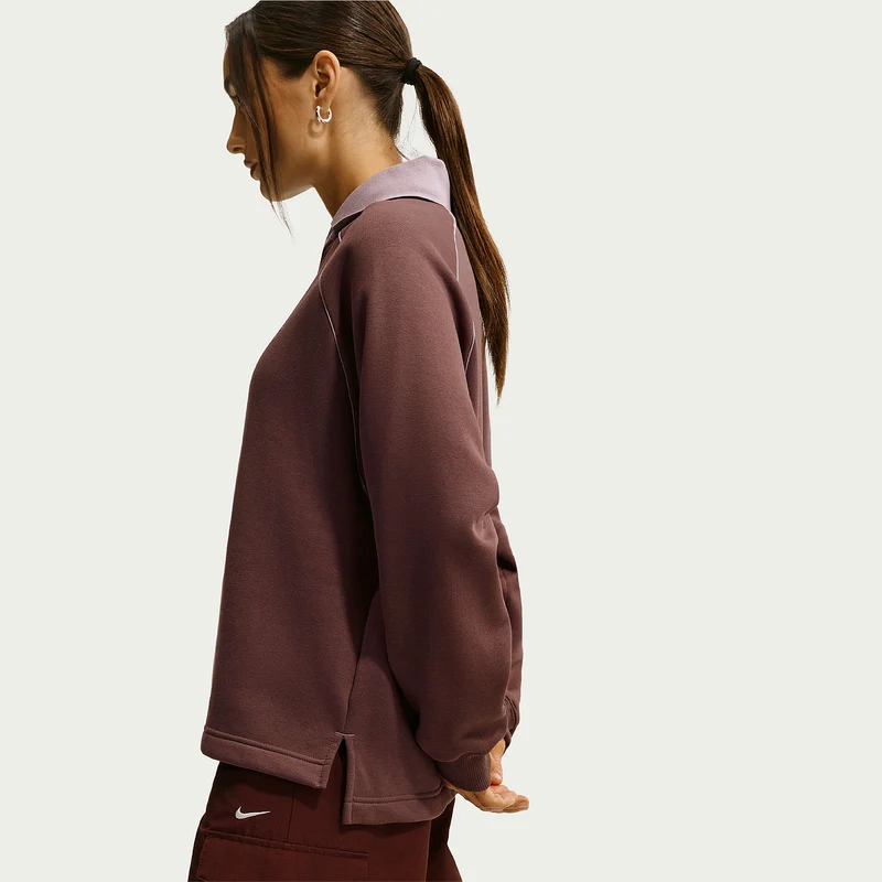 Nike Sportswear Womens Phoenix Fleece Polo Shirt