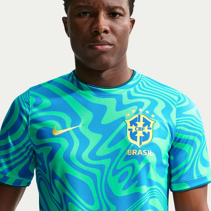 Maillot Pré-Match Nike Brésil 2026 Dri-FIT Academy Pro