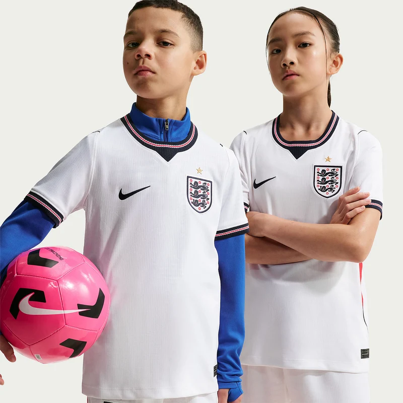 Maillot Domicile Nike Angleterre 2026 Dri-FIT Stadium pour Enfant