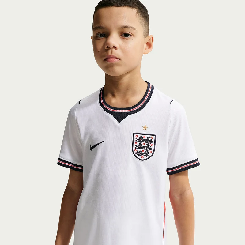 Maillot Domicile Nike Angleterre 2026 Dri-FIT Stadium pour Enfant
