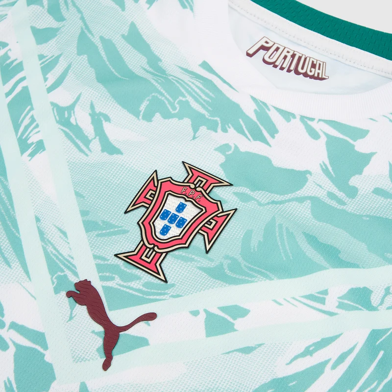 Maillot Extérieur Puma Portugal 2026 Pré-Imprimé pour Enfant