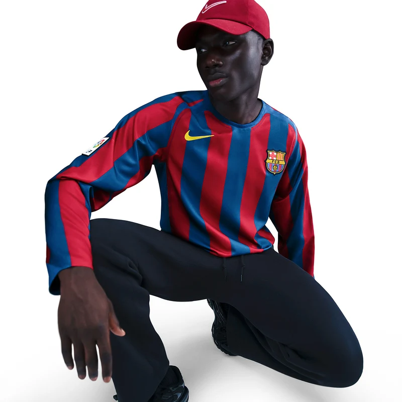Maillot Nike FC Barcelone 2006 Reissue ML avec Ronaldinho 10