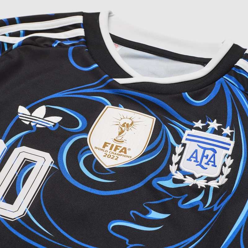 Maillot Extérieur adidas Originals Argentine 2026 Floqué Messi 10 pour Enfant