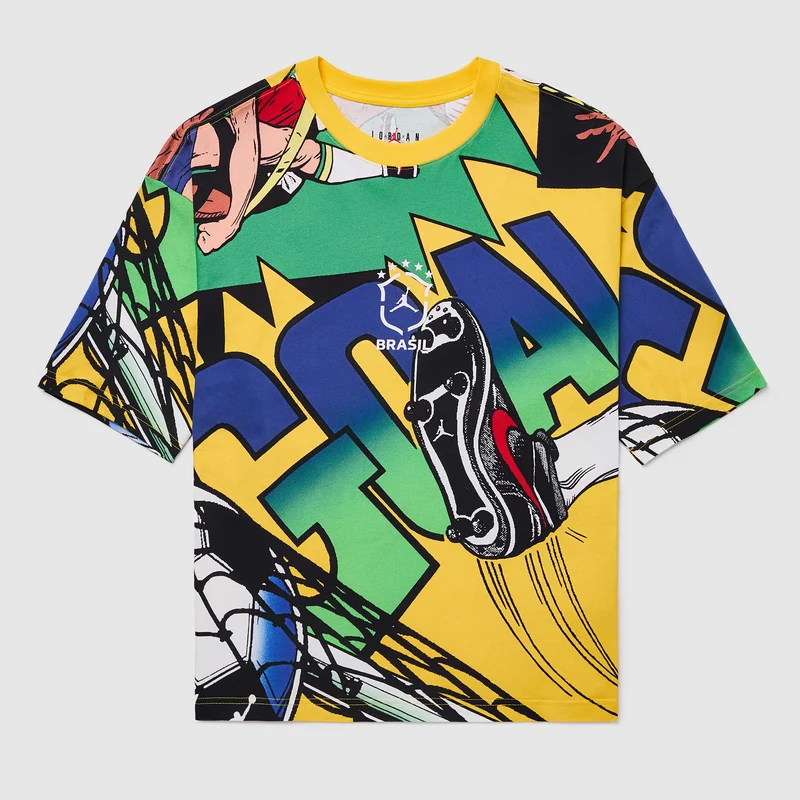T-Shirt Jordan x Brésil 2026 Essentials Boxy