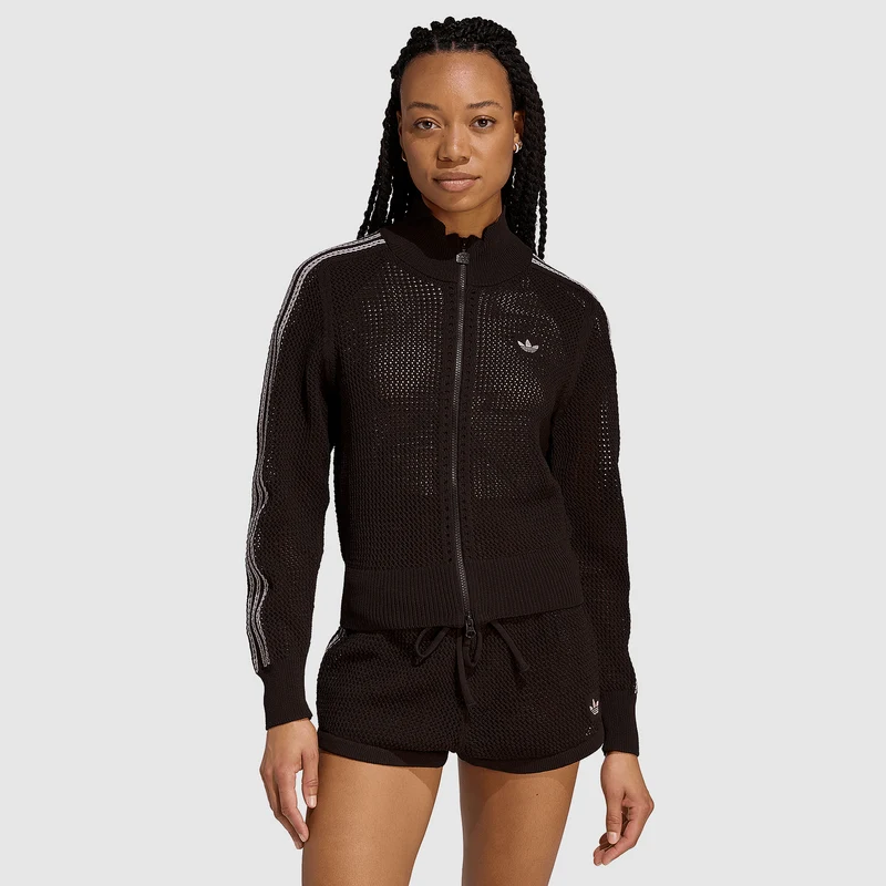 adidas Originals Womens Crochet Track Top