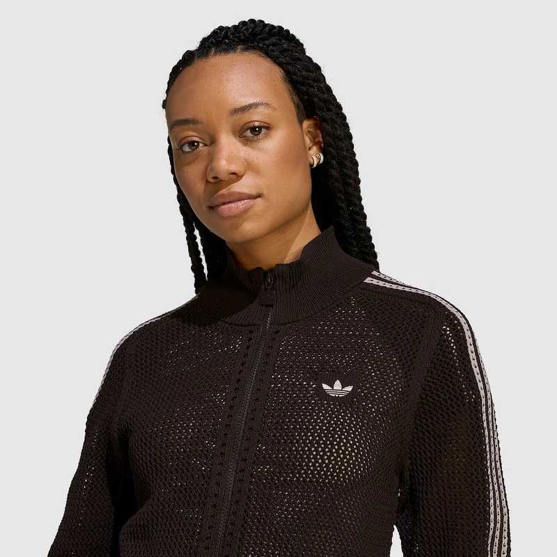 adidas Originals Womens Crochet Track Top