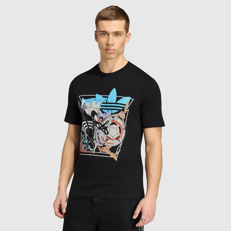adidas Originals Archive Anime Football Graphic T-Shirt
