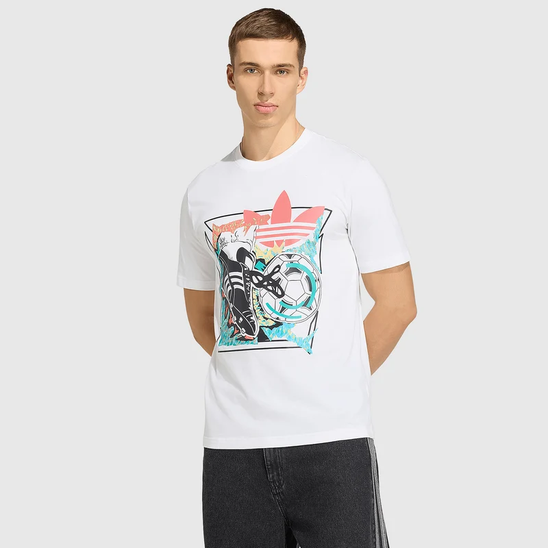 adidas Originals Archive Anime Football Graphic T-Shirt