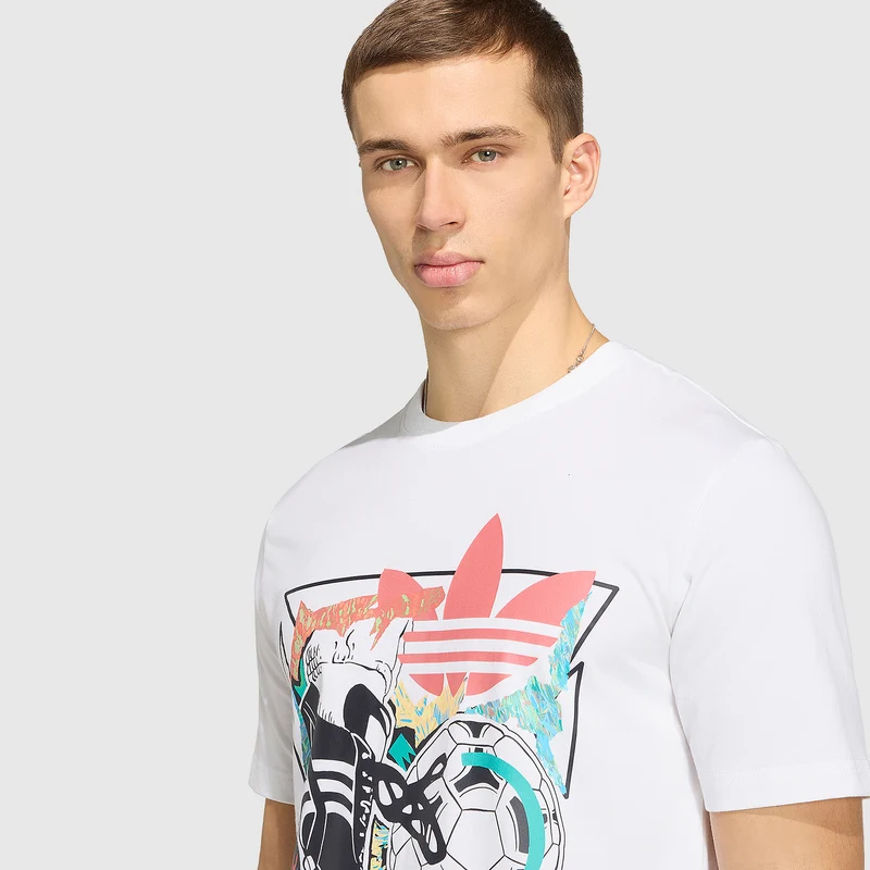 adidas Originals Archive Anime Football Graphic T-Shirt