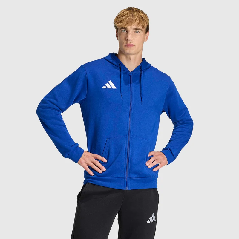 adidas Entrada 26 Full-Zip Cotton Hoodie