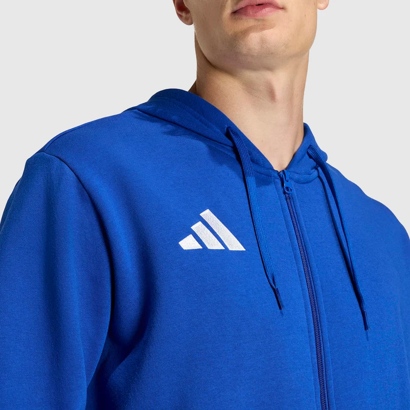 adidas Entrada 26 Full-Zip Cotton Hoodie