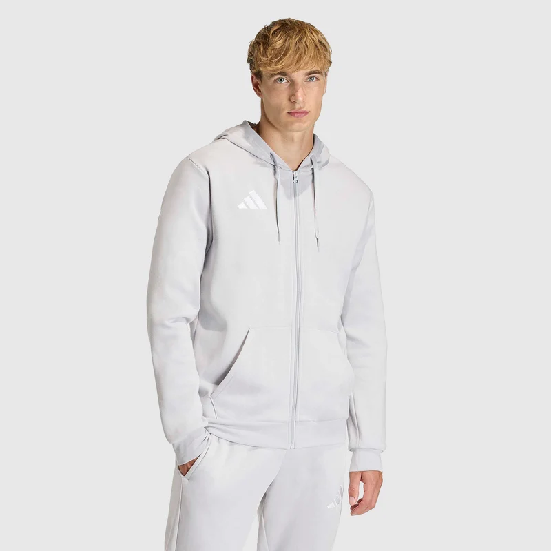 Sweat à Capuche adidas Entrada 26 Zip Intégral en coton
