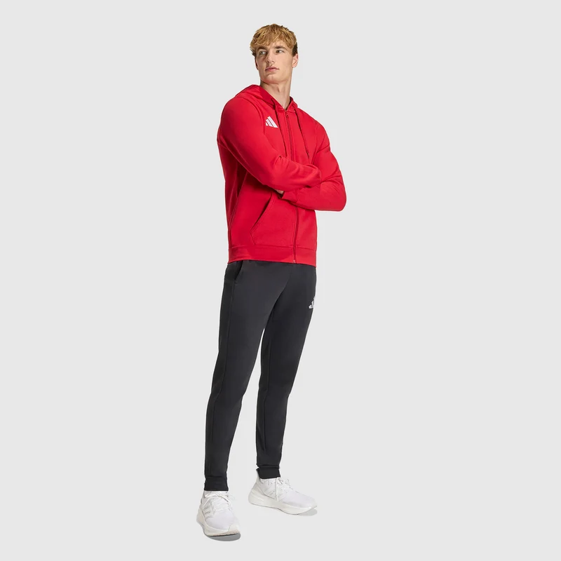 Sweat à Capuche adidas Entrada 26 Zip Intégral en coton