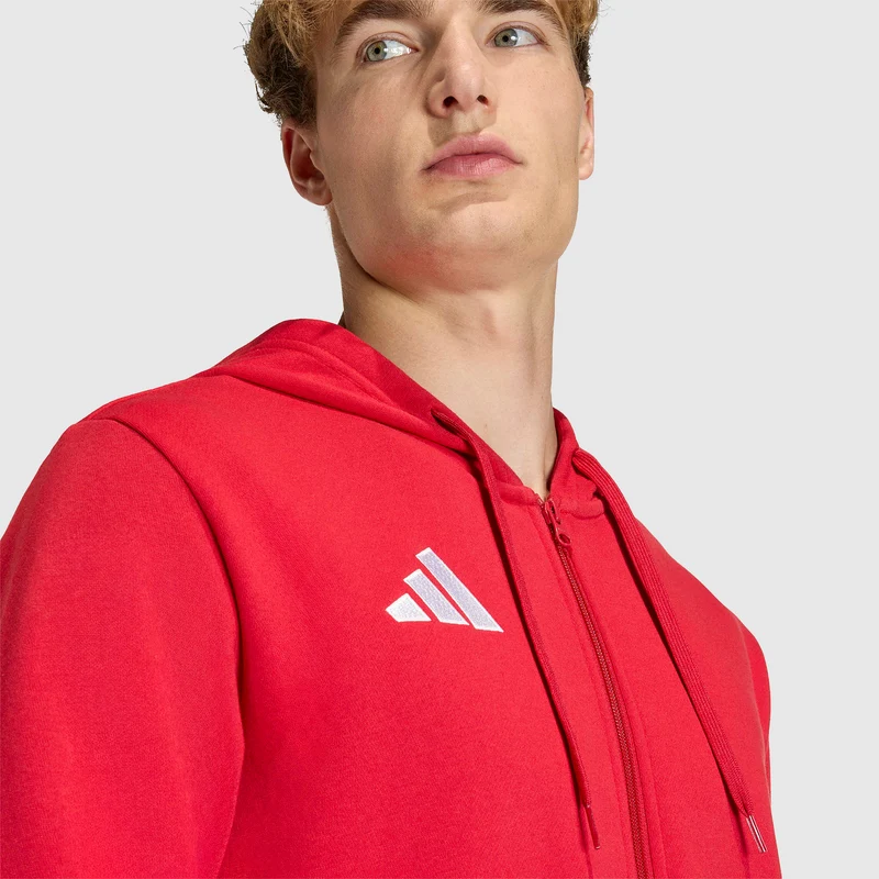Sweat à Capuche adidas Entrada 26 Zip Intégral en coton