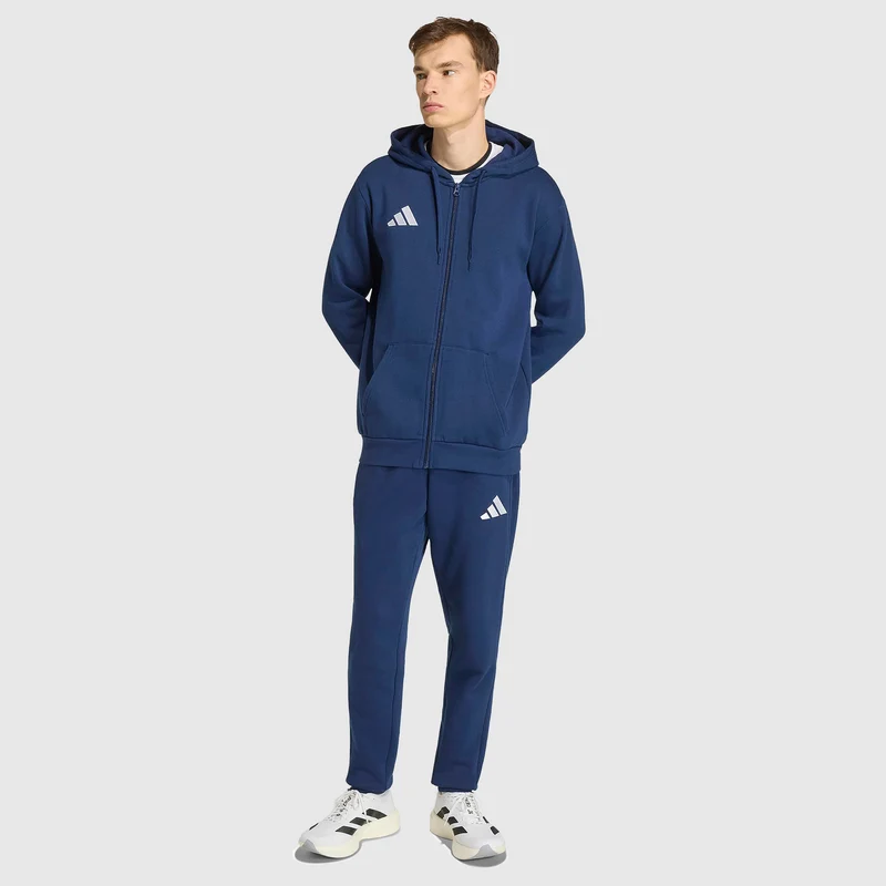 Sweat à Capuche adidas Entrada 26 Zip Intégral en coton