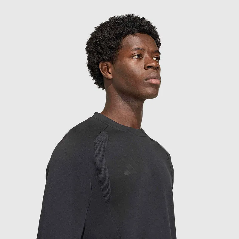 adidas Tiro Travel Cotton Crew Sweatshirt