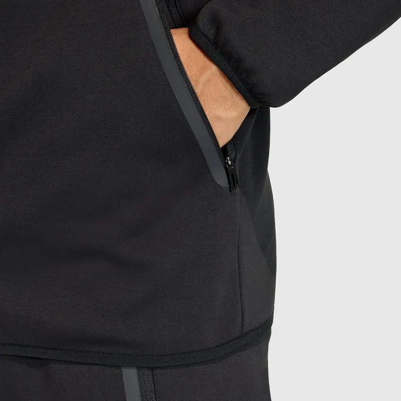 adidas Tiro Travel Slim-Fit Full-Zip Cotton Hoodie