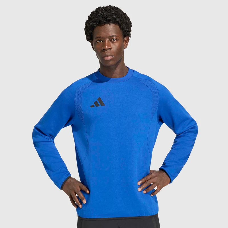 adidas Tiro Travel Cotton Crew Sweatshirt