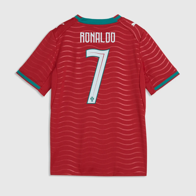 Maillot Domicile Puma Portugal 2026 Pré-Imprimé pour Enfant