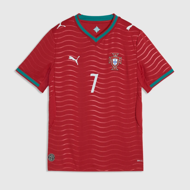 Maillot Domicile Puma Portugal 2026 Pré-Imprimé pour Enfant