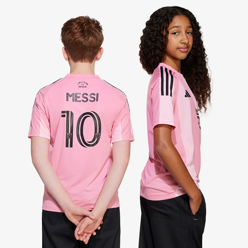 Maillot Domicile adidas Inter Miami 2025 avec Messi 10 pour Enfant