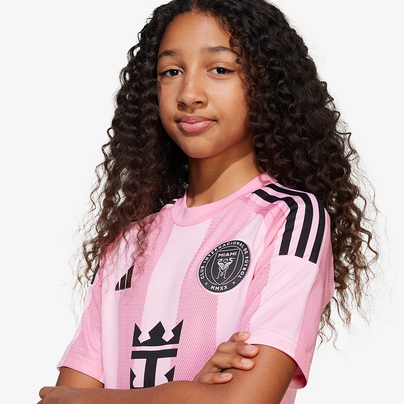 Maillot Domicile adidas Inter Miami 2025 avec Messi 10 pour Enfant
