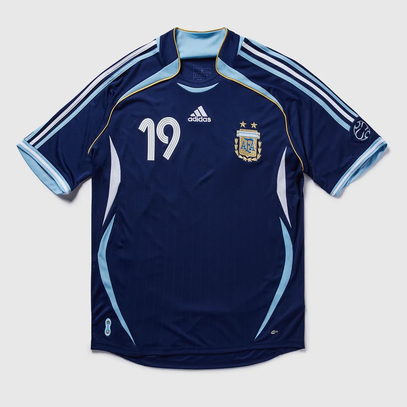 Maillot Extérieur adidas Originals Argentine 2006 Floqué Messi 19