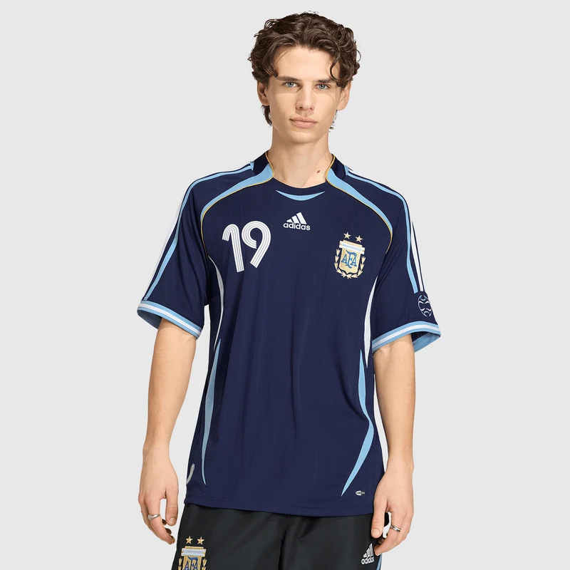 Maillot Extérieur adidas Originals Argentine 2006 Floqué Messi 19