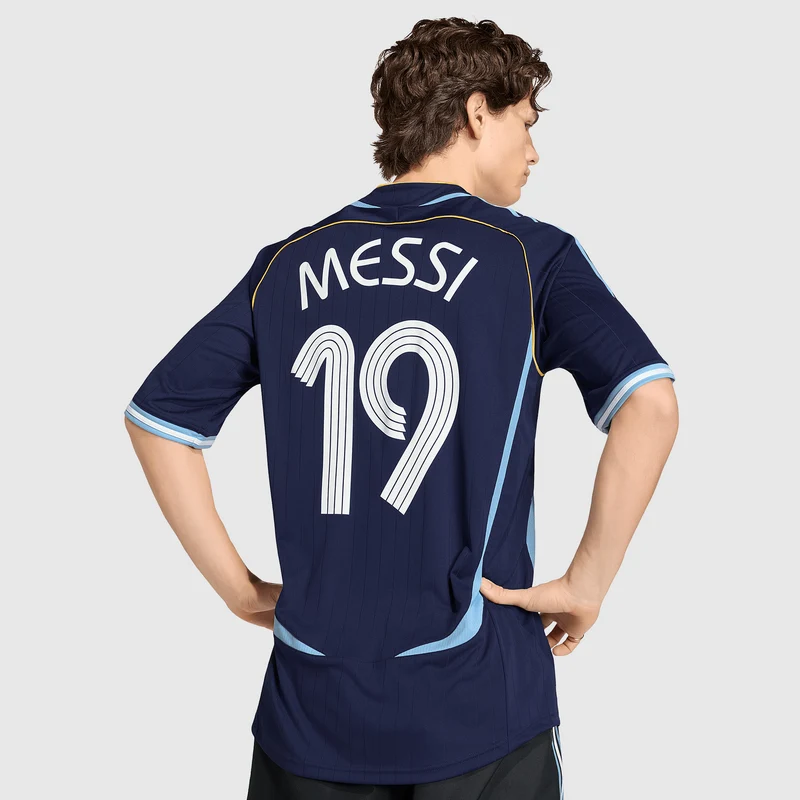 Maillot Extérieur adidas Originals Argentine 2006 Floqué Messi 19