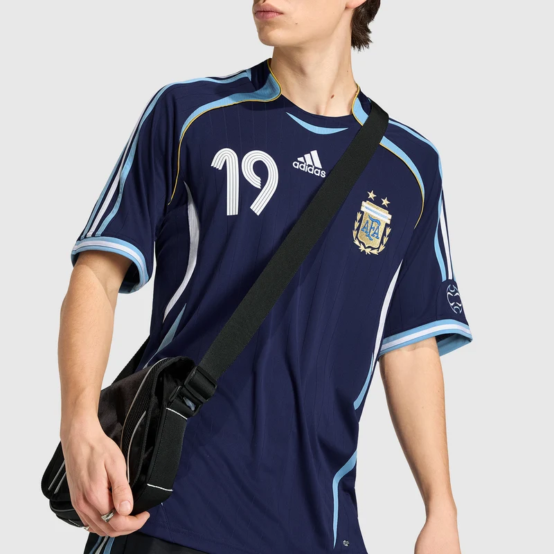 Maillot Extérieur adidas Originals Argentine 2006 Floqué Messi 19