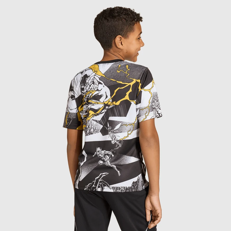 Maillot Pré-Match adidas Real Madrid 25/26 x Marvel pour Enfant