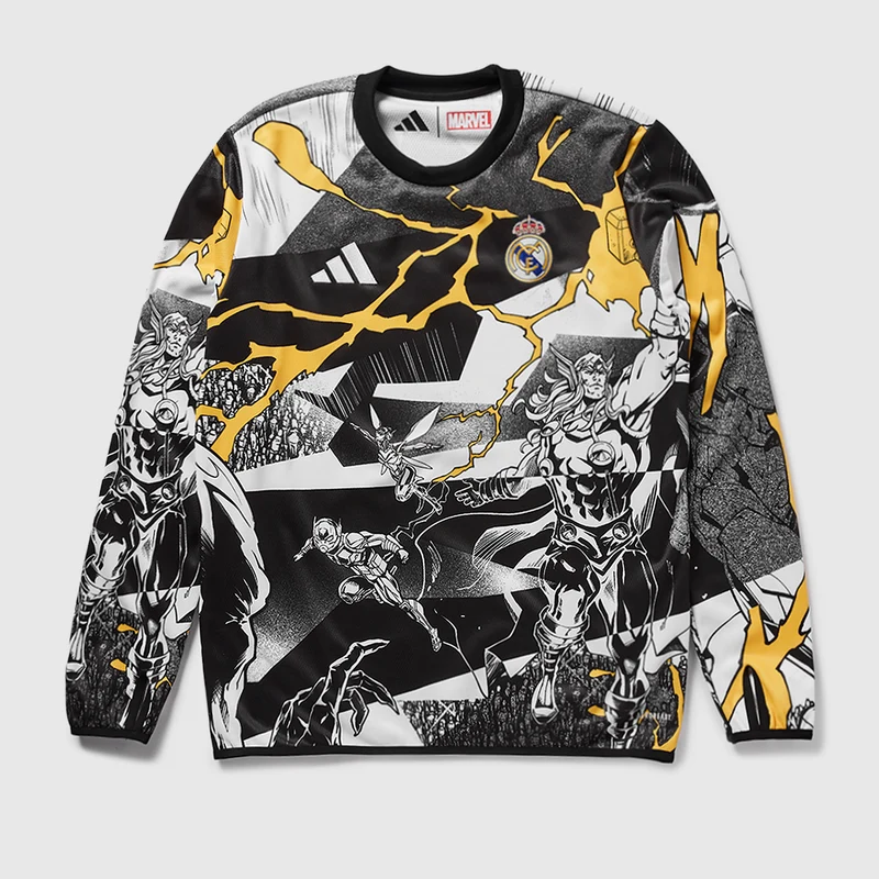 Veste Pré-Match adidas Real Madrid 25/26 x Marvel