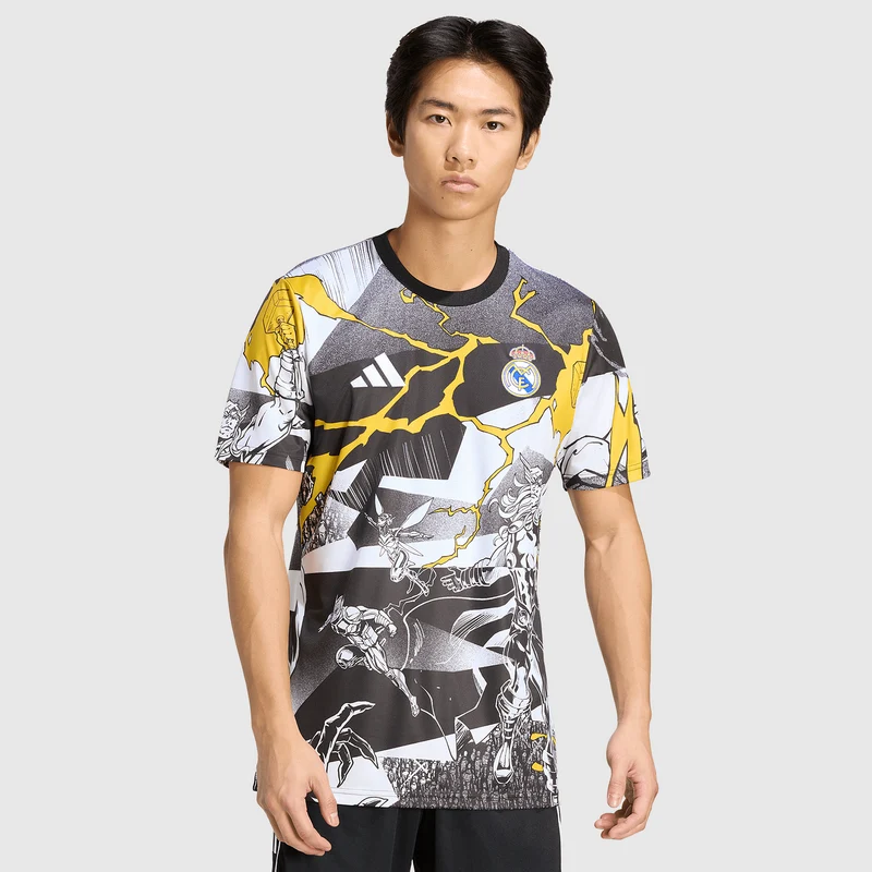 Maillot Pré-Match adidas Real Madrid 25/26 x Marvel