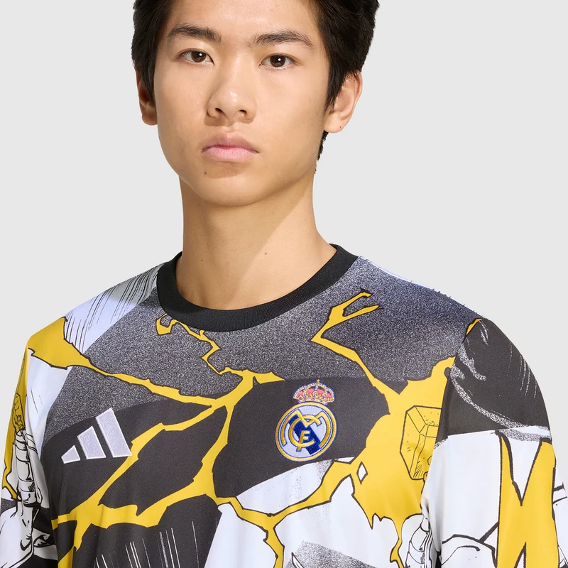 Maillot Pré-Match adidas Real Madrid 25/26 x Marvel