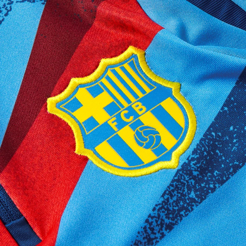 Haut Drill Nike FC Barcelone 25/26 Dri-Fit Strike El Classico Pre-Match pour Enfant